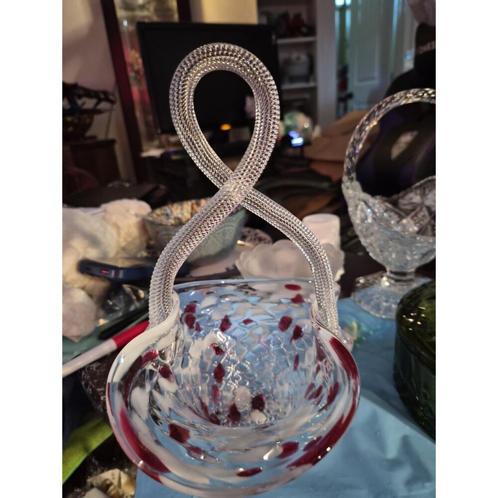 Vintage Sergio Pagnin Chalet Crystal Of Canada Art Glass With Handblown Design